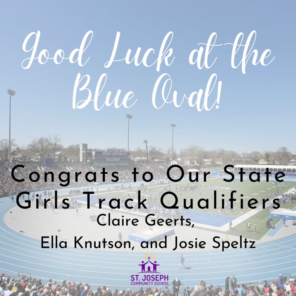 St.Joesph Community School -  Good luck at state track